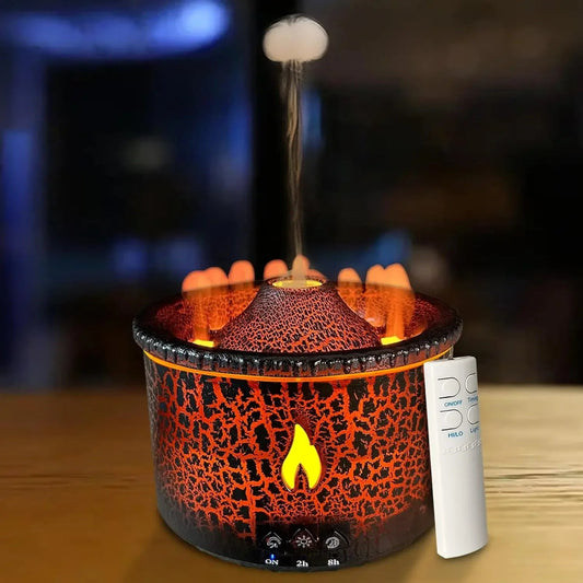 Volcano Flame Light Air Humidifier - TeeHavenThreads